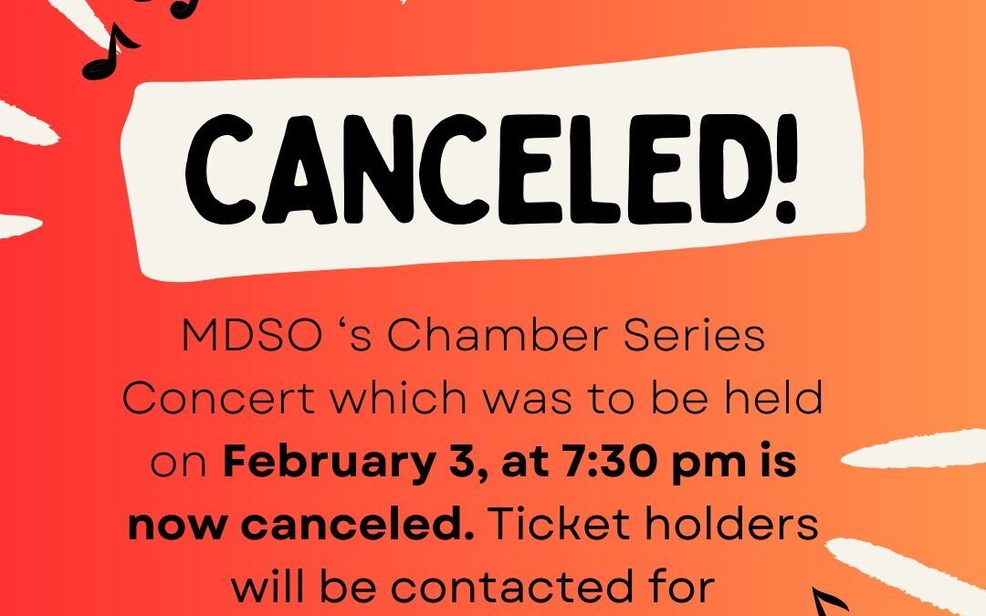 MDSO CHAMBER SERIES CONCERT