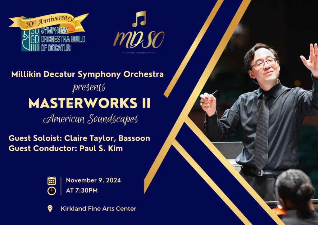 Masterworks II performed by MDSO, conducted by Dr. William McClain, November 9, 2024