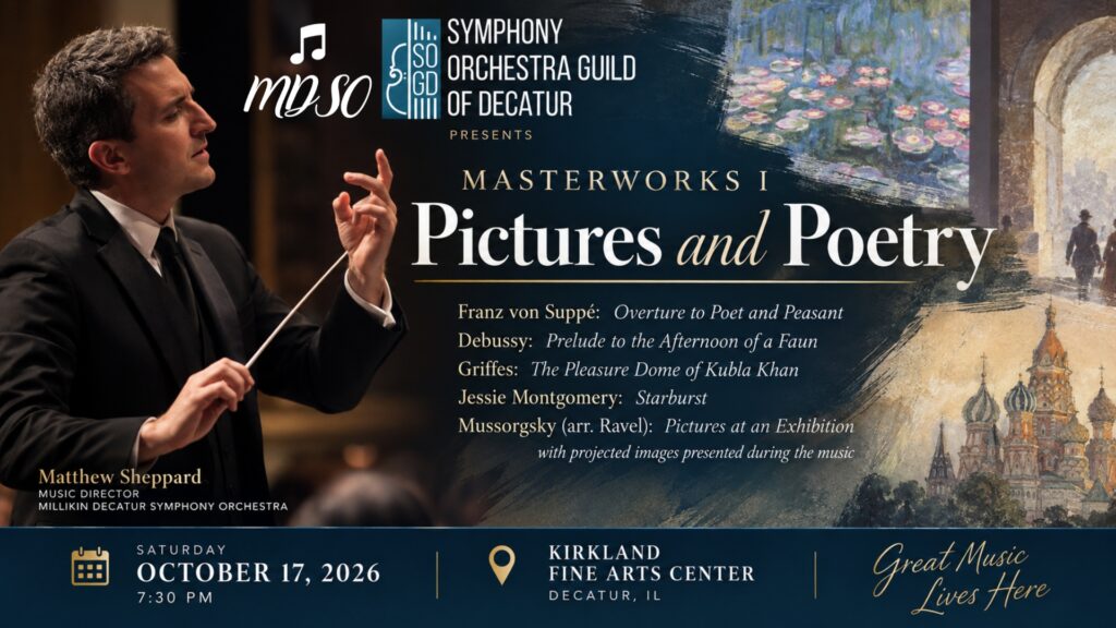 Masterworks I MDSO Concert October 17, 2026